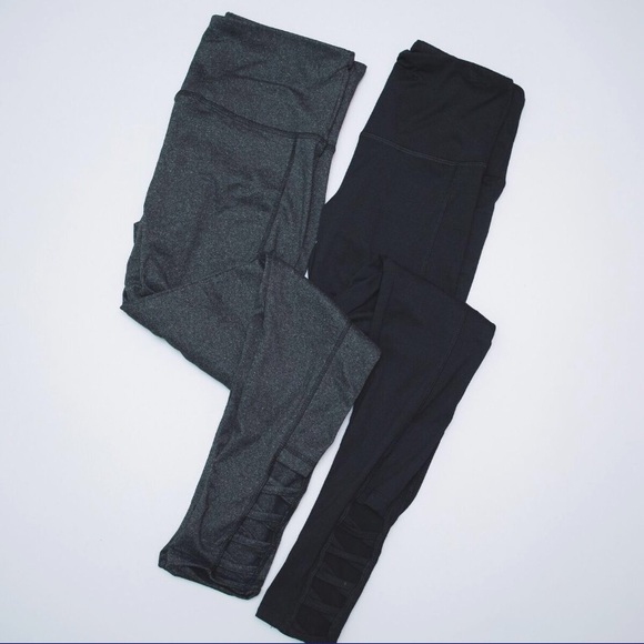 Charcoal Athletic pants with cut out - Picture 1 of 2